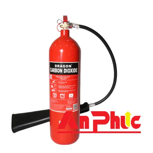 Bình Chữa Cháy Khí CO2 5kg Dragon VN MT5 ( CÓ TEM KIỂM ĐỊNH CỦA CÔNG AN PCCC )